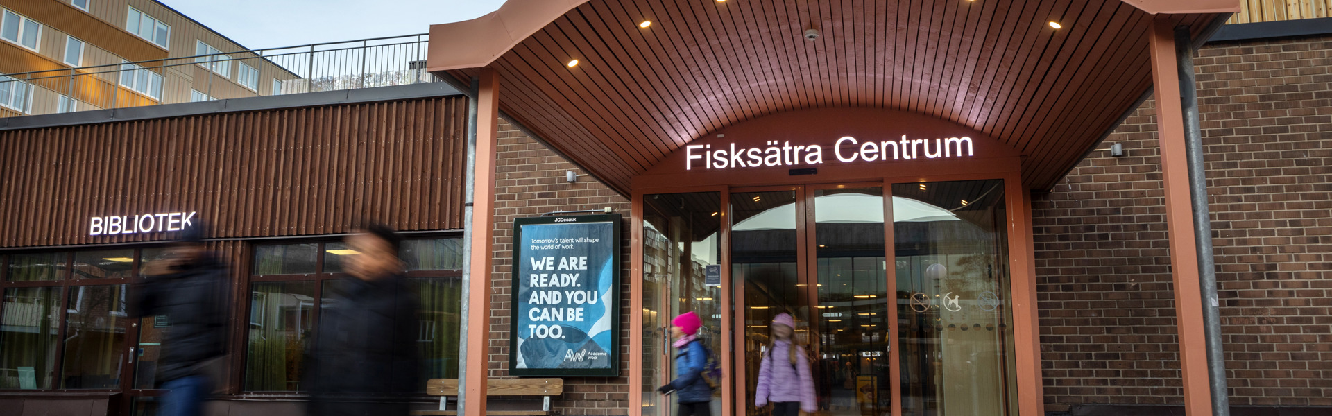 Entré till Fisksätra Centrum