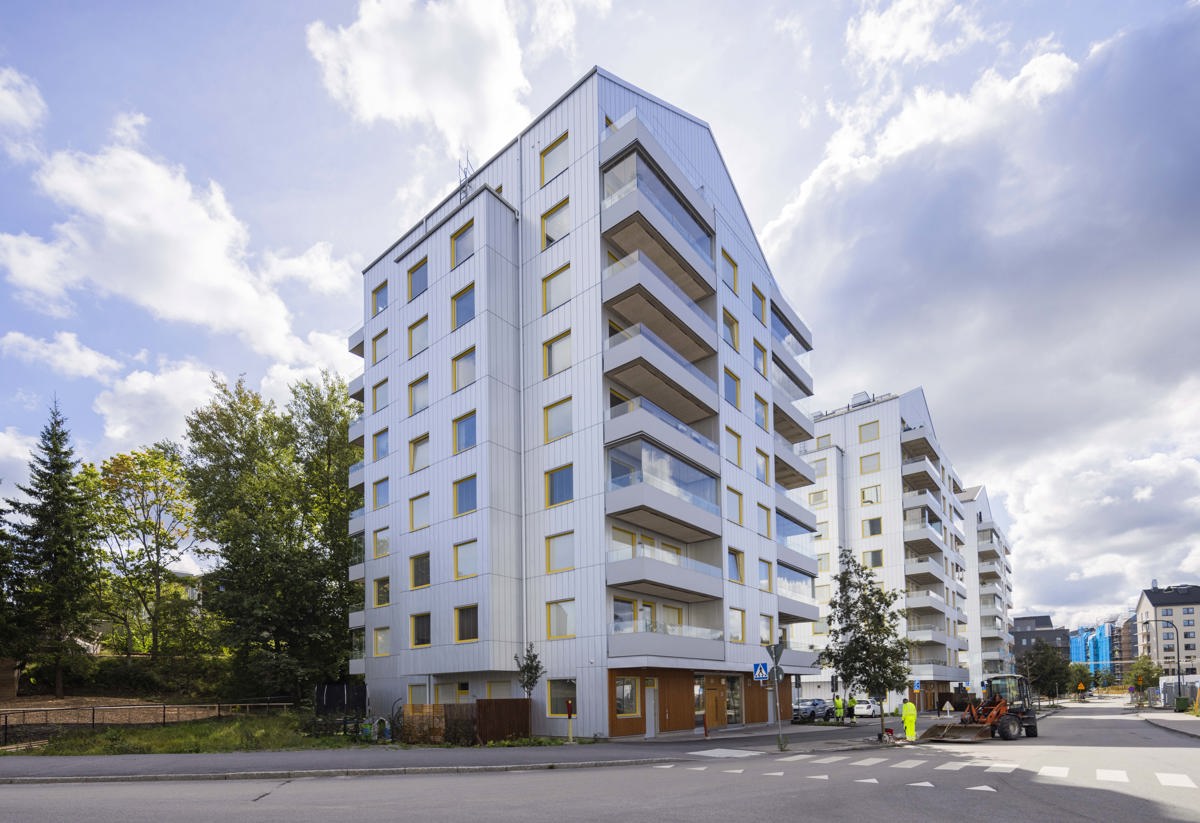 Fasaden på Zenit från gatan.