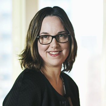 Mia Larsson, kommunikationschef på Stena Fastigheter i Göteborg.