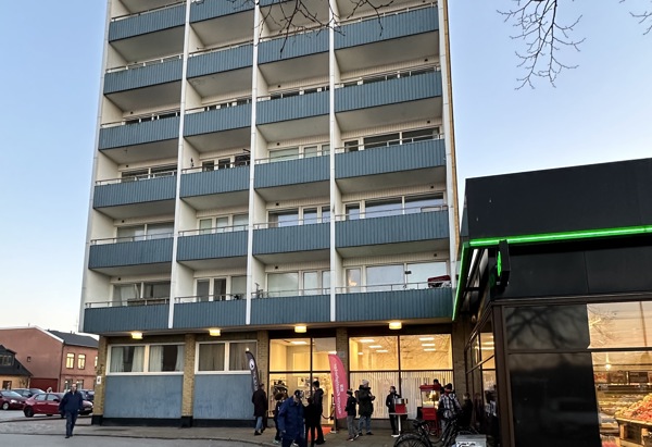 Stena Fastigheters hus där Bulltofta IFs lokal ligger