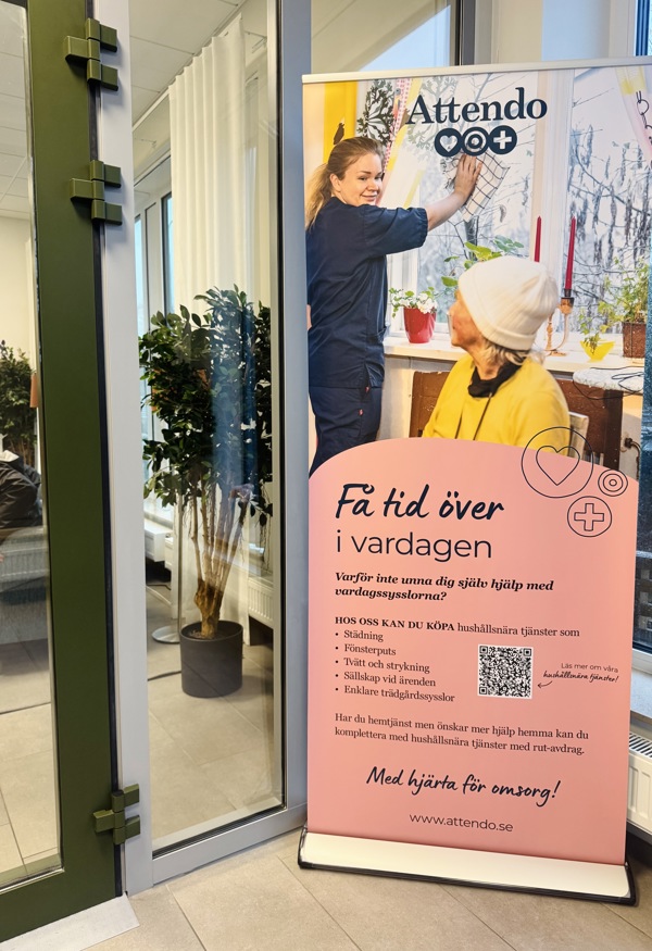 Information kring Attendo och aktiviteter
