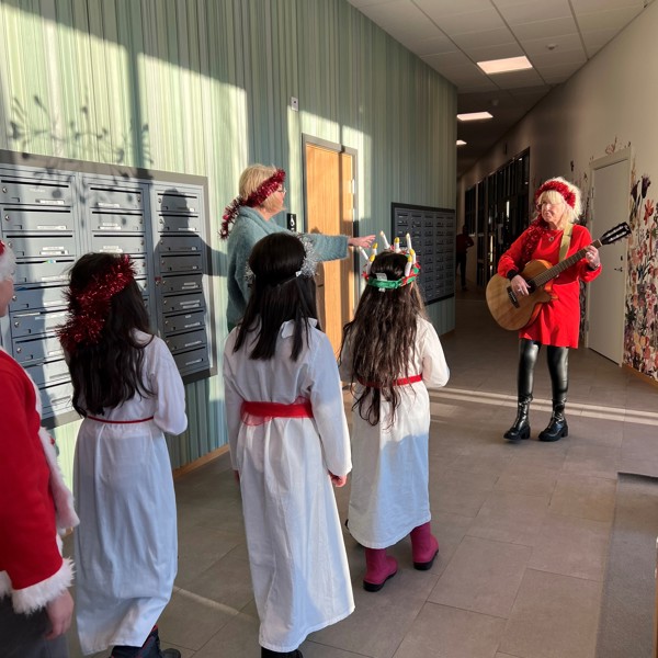 Lucia på äldreboende