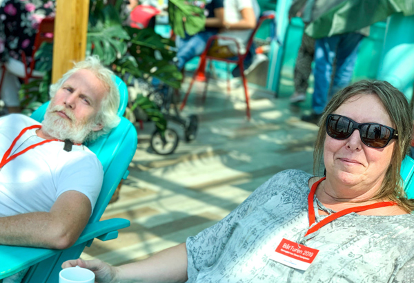 Peter Larsson och Susanne Skoglund Larsson var med på sin första BåtTur.