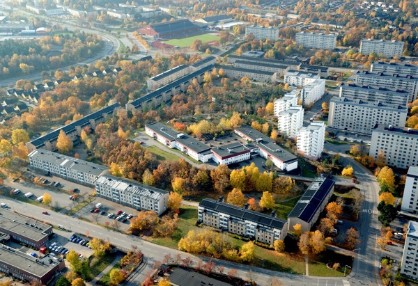 Översiktsfoto på Bredäng.