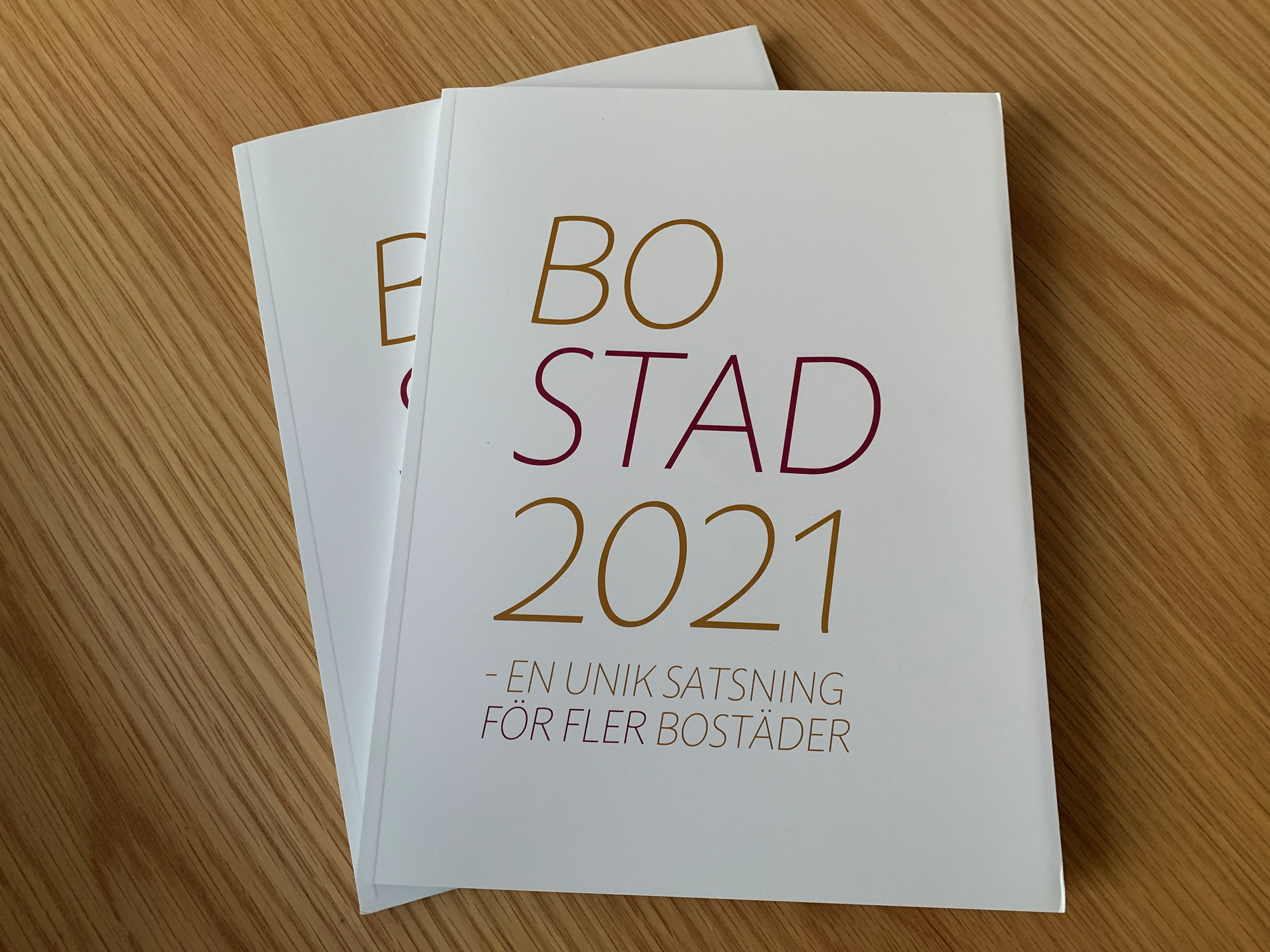 Bild på boken om satsningen BoStad2021 i Göteborg
