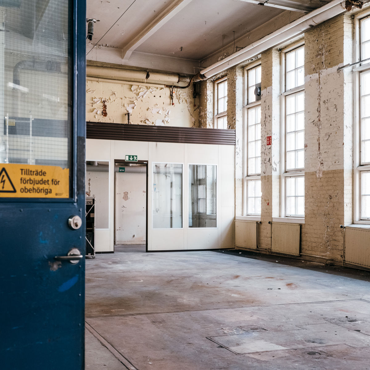 Bild från SKFs gamla kullagerfabriker