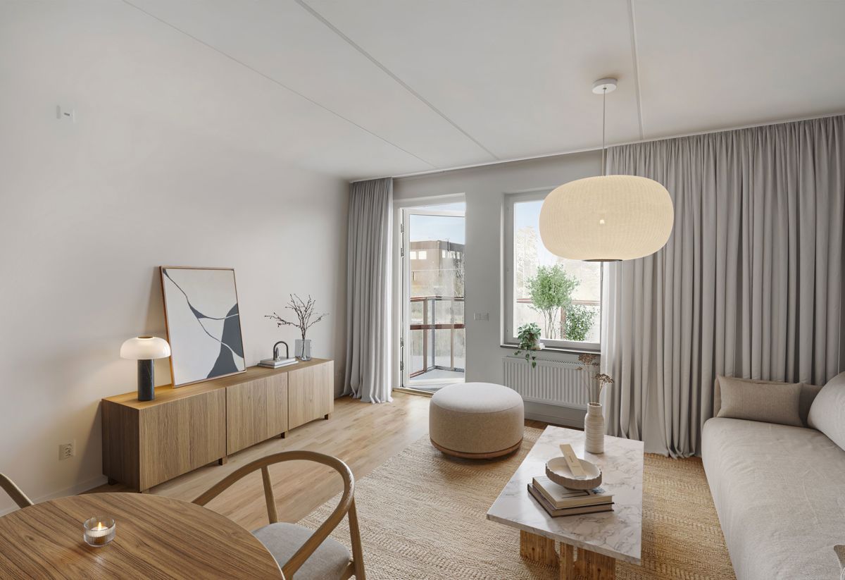 Visningslägenhet i Fisksätra