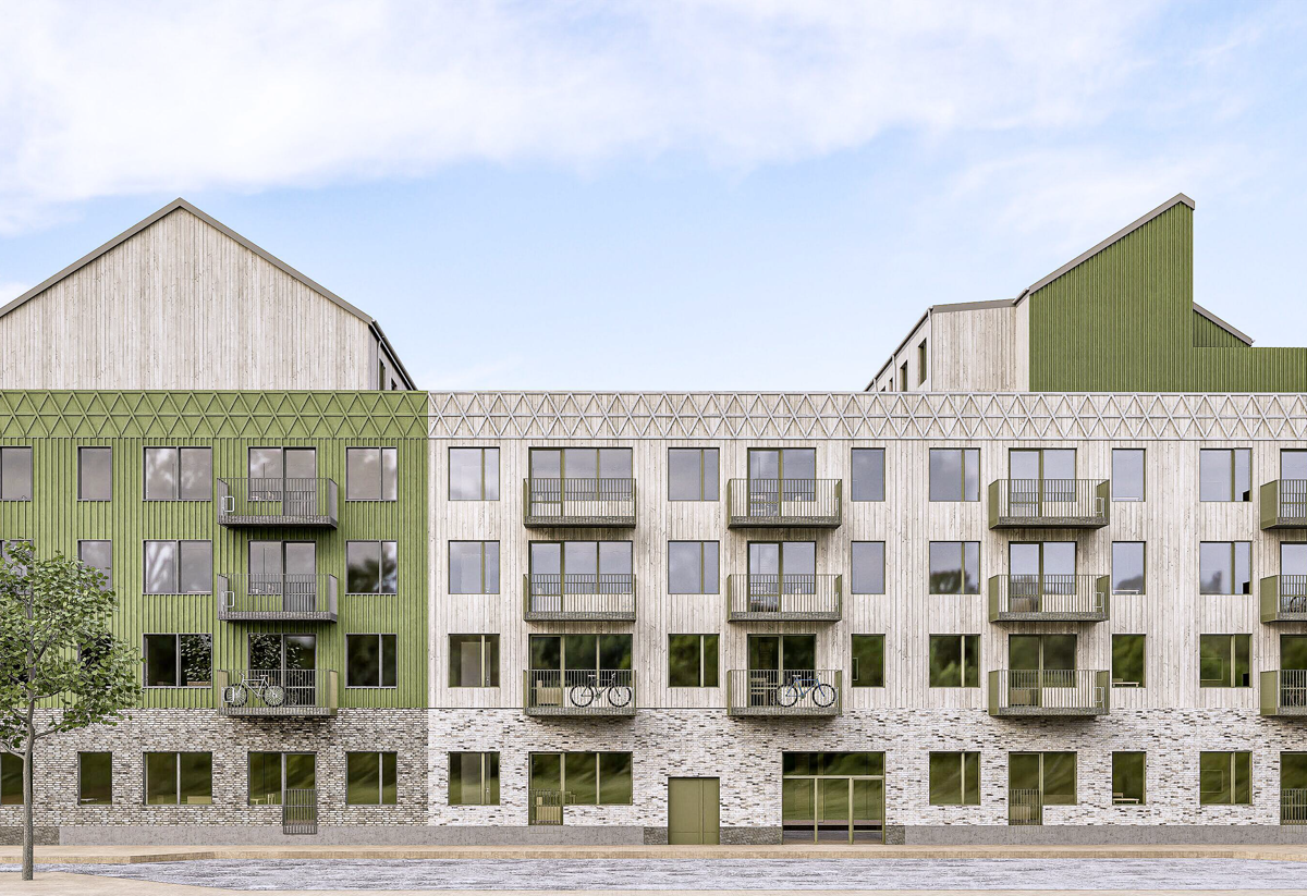 Illustration över Flora ovanför