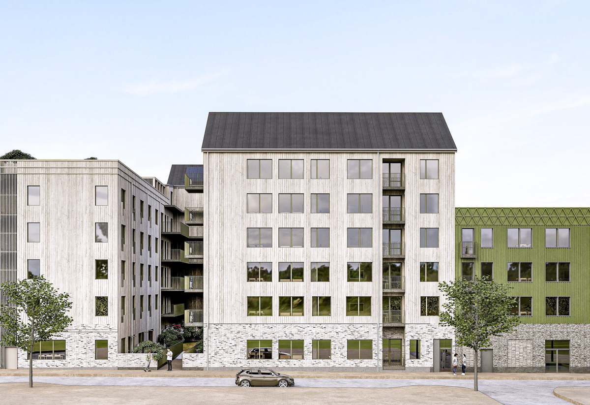 Illustration över Flora ovanför