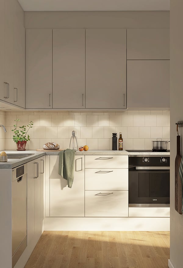 Visionsbild för Stella med fokus på kök